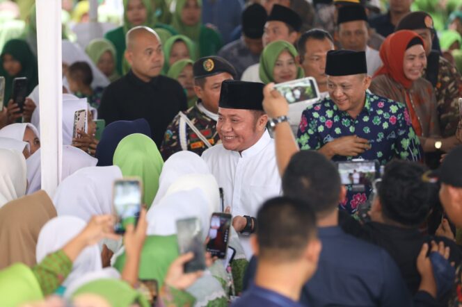 
					Peringatan Harlah Muslimat dan Fatayat NU, Gubernur Deru Titip Pesan Syukur dan Sabar