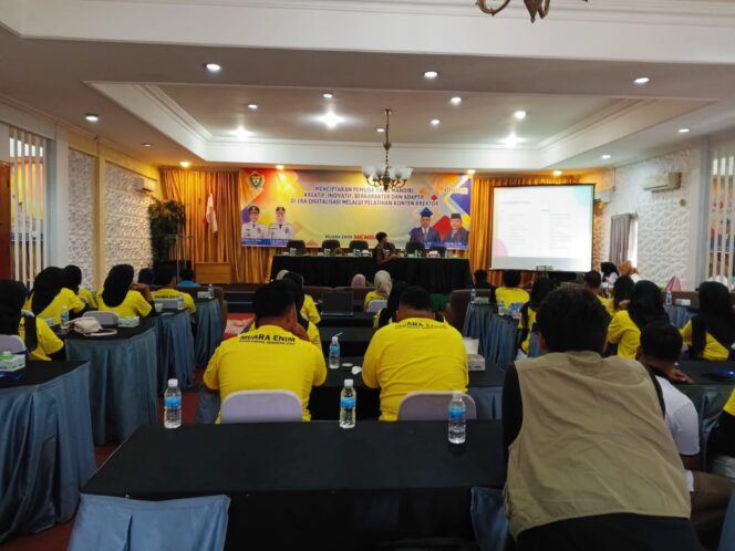 
					30 Pemuda Muara Enim Ikuti Pelatihan Konten Kreator