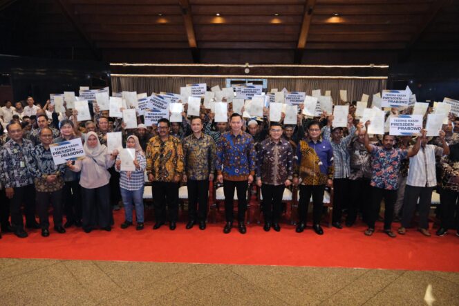 
					Apresiasi Kementerian ATR/BPN, Menko AHY: Tanpa Kepastian Tanah Tak Akan Ada Pembangunan