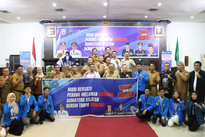 
					Membangun Generasi Emas 2045, Pemprov Sumsel Gencar Sosialisasi Anti Narkoba ke Kalangan Muda