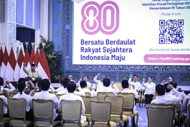 
Prabowo Resmi Luncurkan Logo dan Tema HUT ke-80 Kemerdekaan Republik Indonesia