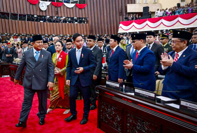 
Perdana, Presiden Prabowo Sampaikan Pidato Kenegaraan di Sidang Tahunan MPR serta Sidang Bersama DPR dan DPD RI