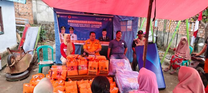 
					BPBD Sumsel Tanggap Cepat, Salurkan Bantuan untuk 82 Warga Terdampak Kebakaran di Gandus Palembang