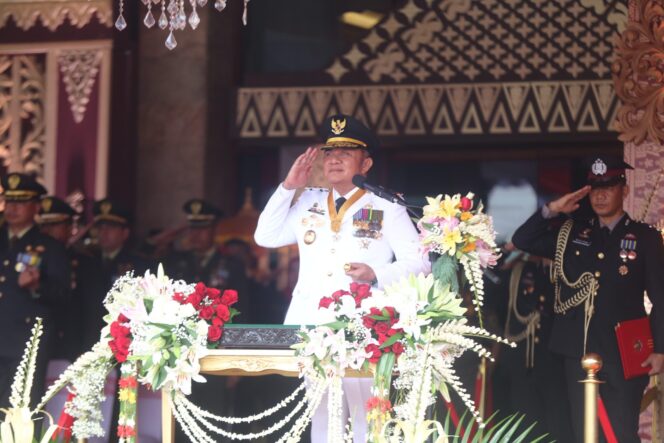
					Gubernur Herman Deru Jadi Irup HUT ke-80 RI, Gaungkan Semangat Juang dan Kebanggaan Budaya Sumsel