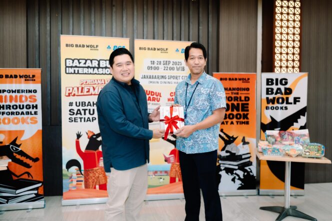 
					Bazar Buku Internasional Terbesar Perdana Hadir di Sumsel.