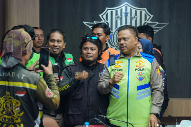 
					Polantas Menyapa Bersama Ojol, Kakorlantas: Lalu Lintas Adalah Cermin Budaya Bangsa