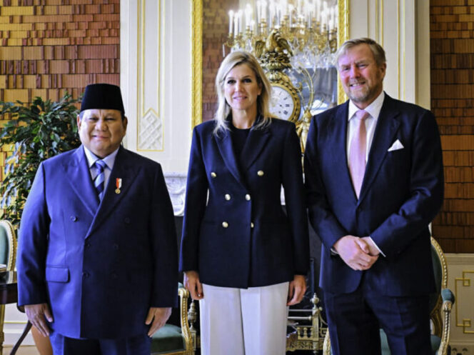 
Prabowo Diterima Raja dan Ratu Belanda, Tegaskan Persahabatan Kedua Negara
