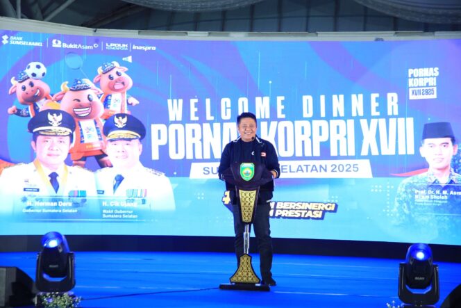
					Pornas KORPRI XVII Sumsel Catat Rekor Termegah, Ketua Umum KORPRI Puji Gubernur Herman Deru