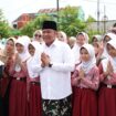 Gubernur Sumsel Herman Deru Peringatan Puncak Hari Santri Nasional 2025 di Pondok Pesantren Muqimus Sunnah, Kabupaten Banyuasin, Rabu (22/10/2025).