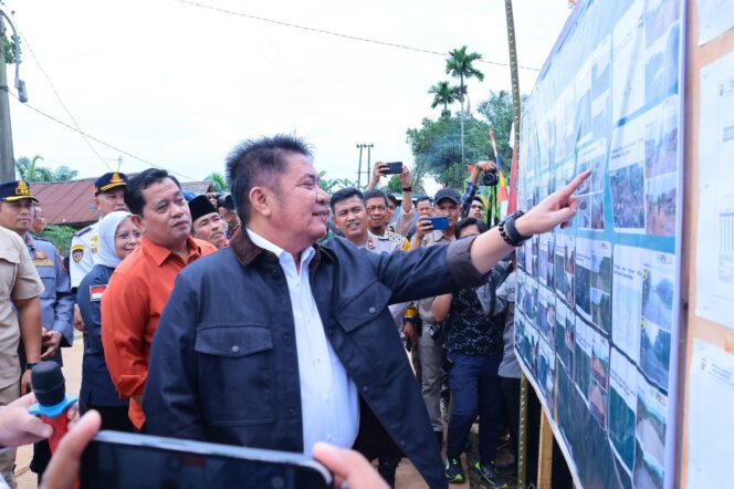 Herman Deru Resmikan Groundbreaking Pembangunan Jembatan Tanah Kering Baru yang Viral di Pulau Rimau Banyuasin