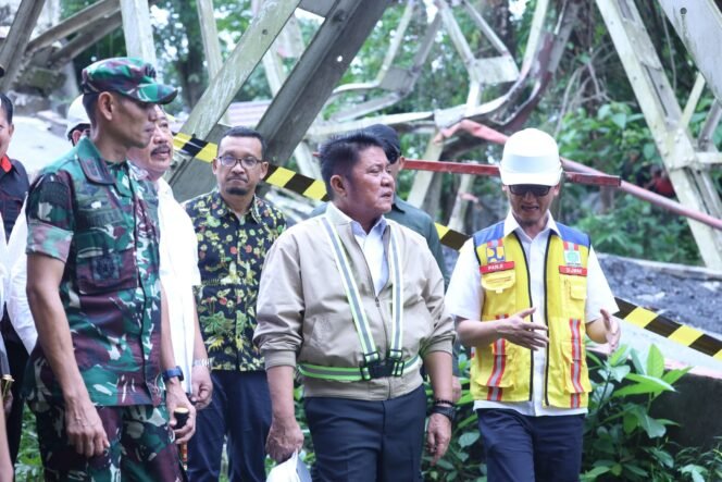 
Tak Mau Lagi Di-prank, Pemprov Sumsel Tuntut Percepatan Perbaikan Jembatan Muara Lawai