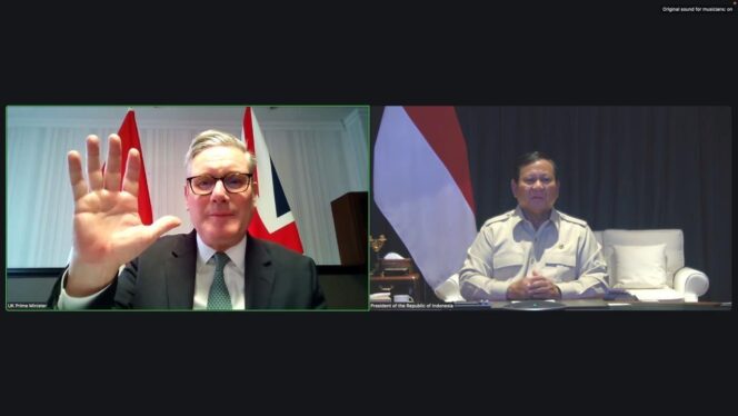 
Prabowo dan PM Keir Starmer Gelar Pertemuan Virtual, Bahas Kemitraan Strategis