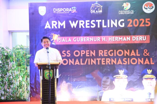
Kejuaraan Arm Wrestling 2025 Jadi Wadah Prestasi dan Penggerak Ekonomi Sumsel