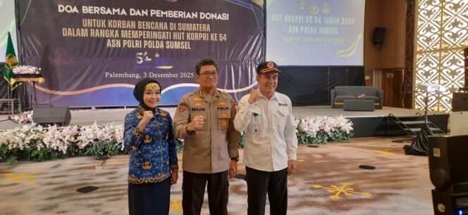 
Korpri Polda Sumsel Gelar Doa Bersama dan Galang Donasi untuk Korban Bencana di Sumatra