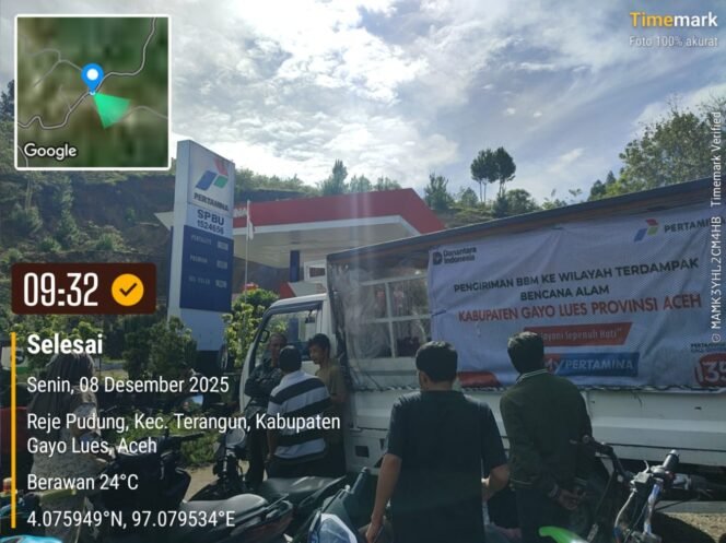 
Pertamina Patra Niaga Tempuh 2 Hari Perjalanan, SPBU Gayo Lues Kembali Beroperasi