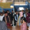 Gubernur Sumsel Herman Deru saat membuka Pameran UMKM dan Job Fair MEMBARA yang digelar di GOR Pancasila Muara Enim. Foto : Diskominfo Muara Enim