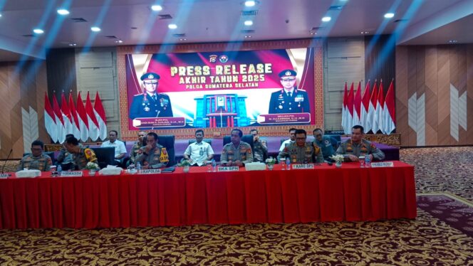 
Polda Sumsel: Angka Kecelakaan Meningkat dan Angka Kriminal Menurun Sepanjang 2025