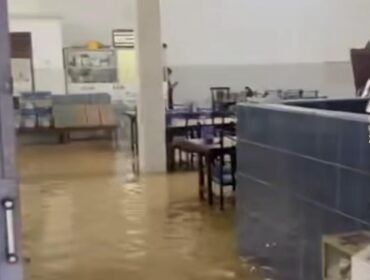 Suasana banjir di OKI. Foto : Ist