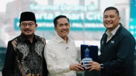 Wali Kota Palembang Ratu Dewa bersama Wakil Wali Kota Prima Salam dan jajaran Pemerintah Kota Palembang melakukan kunjungan kerja ke Jakarta Smart City (JSC) yang berlokasi di Gedung Balai Kota Provinsi DKI Jakarta pada Rabu, 14 Januari 2026/ist.
