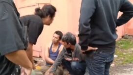 Pemuda di Palembang usai dikeroyok. Foto : Istimewa