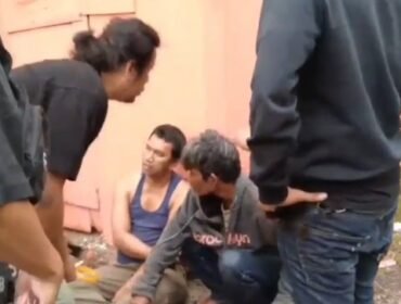 Pemuda di Palembang usai dikeroyok. Foto : Istimewa