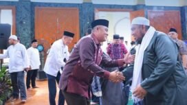 Peringatan Isra Mikraj Nabi Muhammad SAW 1447 Hijriah yang digelar di Masjid Darussaid, Kamis, 15 Januari 2026/Instagram: kominfopalembang