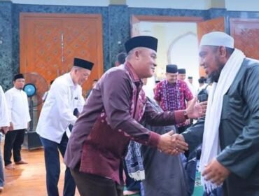 Peringatan Isra Mikraj Nabi Muhammad SAW 1447 Hijriah yang digelar di Masjid Darussaid, Kamis, 15 Januari 2026/Instagram: kominfopalembang