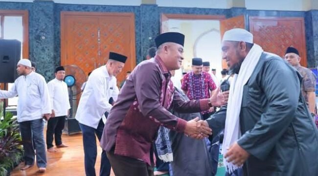 Peringatan Isra Mikraj Nabi Muhammad SAW 1447 Hijriah yang digelar di Masjid Darussaid, Kamis, 15 Januari 2026/Instagram: kominfopalembang