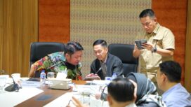 Gubernur Sumatera Selatan, Herman Deru menerima secara langsung audensi bersama Wali Kota Palembang Ratu Dewa di Taman Kenten, kediaman resmi Gubernur, Jumat 23 Januari 2026/ist. 