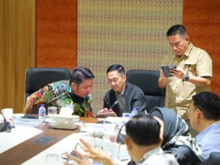 Gubernur Sumatera Selatan, Herman Deru menerima secara langsung audensi bersama Wali Kota Palembang Ratu Dewa di Taman Kenten, kediaman resmi Gubernur, Jumat 23 Januari 2026/ist. 