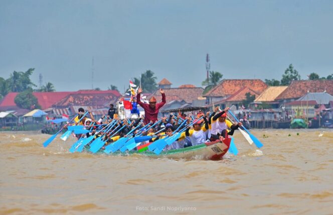 
Festival Perahu Bidar Tradisional dari Palembang masuk Top 125 KEN 2026/ist. 