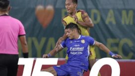 Skor akhir Sriwijaya FC saat bertandang ke Adhyaksa FC di Serang lanjutan Liga Championship. Foto : Media Officer Sriwijaya FC