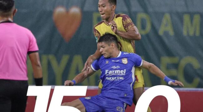 Skor akhir Sriwijaya FC saat bertandang ke Adhyaksa FC di Serang lanjutan Liga Championship. Foto : Media Officer Sriwijaya FC