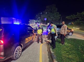 Polisi Olah TKP. Foto : Istimewa