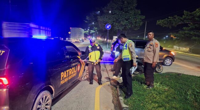 Polisi Olah TKP. Foto : Istimewa