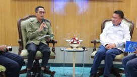 udiensi antara Wali Kota Palembang dan general Manager PT Pelabuhan Indonesia persero Regional 2 Palembang, Nunu Husnul Khitam, pada Senin, 5 Januari 2026/ist.