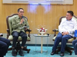 udiensi antara Wali Kota Palembang dan general Manager PT Pelabuhan Indonesia persero Regional 2 Palembang, Nunu Husnul Khitam, pada Senin, 5 Januari 2026/ist.