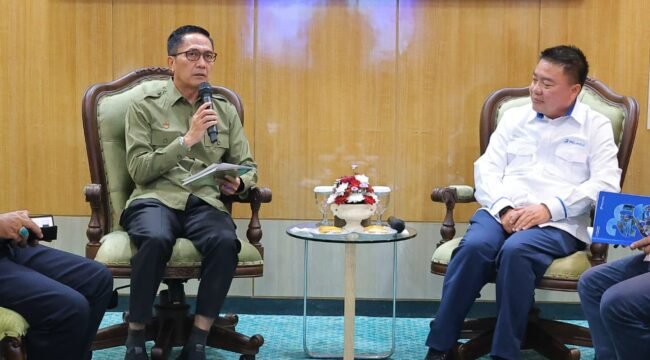 udiensi antara Wali Kota Palembang dan general Manager PT Pelabuhan Indonesia persero Regional 2 Palembang, Nunu Husnul Khitam, pada Senin, 5 Januari 2026/ist.