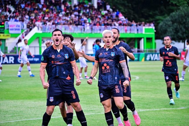 
Para punggawa Sumsel United saat melakukan selebrasi. Foto : Istimewa