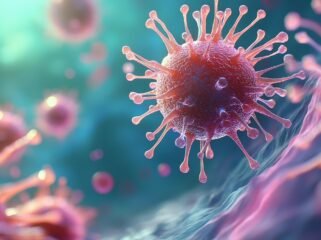 Ilustrasi virus Flu. Foto : Pixabay