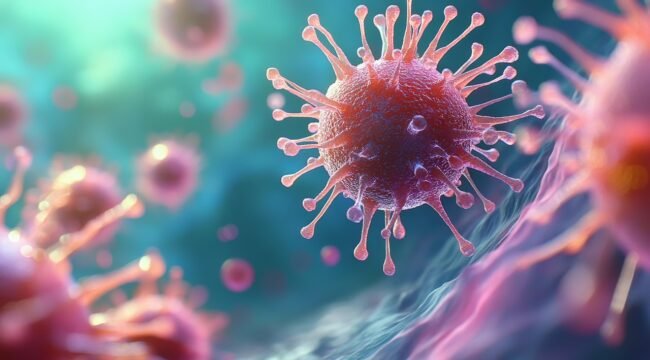 Ilustrasi virus Flu. Foto : Pixabay