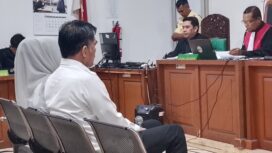 Sidang kasus korupsi PMI Palembang. Foto : Istimewa