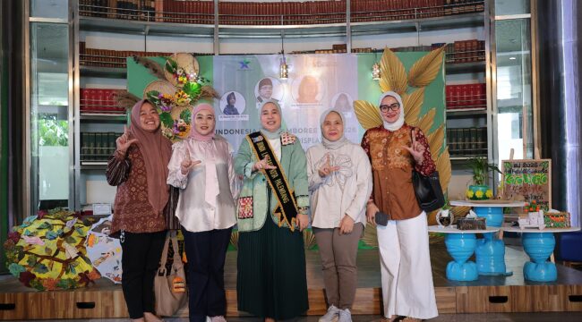 Bunda Literasi Kota Palembang, Dewi Sastrani Ratu Dewa, melakukan audiensi dengan Kepala Perpustakaan Nasional RI, Prof. E. Aminudin Aziz, di Perpustakaan Nasional RI, Kamis, 5 Februari 2026/ist. 