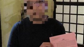 Kepala Kantor Pos Pagar Alam yang menjadi tersangka terkait kasus pelecehan seksual. Foto : Polres Pagar Alam