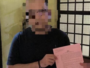 Kepala Kantor Pos Pagar Alam yang menjadi tersangka terkait kasus pelecehan seksual. Foto : Polres Pagar Alam