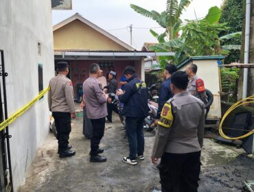 Polisi Olah TKP. Foto : Istimewa