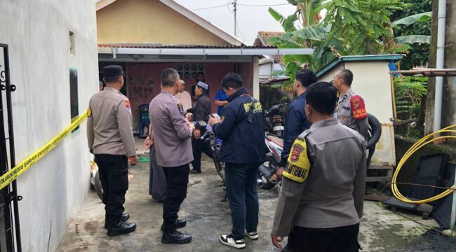 Polisi Olah TKP. Foto : Istimewa