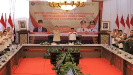 Rapat Koordinasi (Rakor) bersama Menteri Koordinator Bidang Infrastruktur dan Pembangunan Kewilayahan, Agus Harimurti Yudhoyono (AHY), di Griya Agung pada Selasa, 10 Februari 2026/ist. 