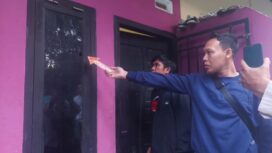 Lokasi penembakan kontraktor di Muara Enim. Foto : Istimewa