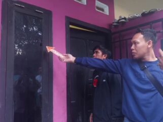 Lokasi penembakan kontraktor di Muara Enim. Foto : Istimewa